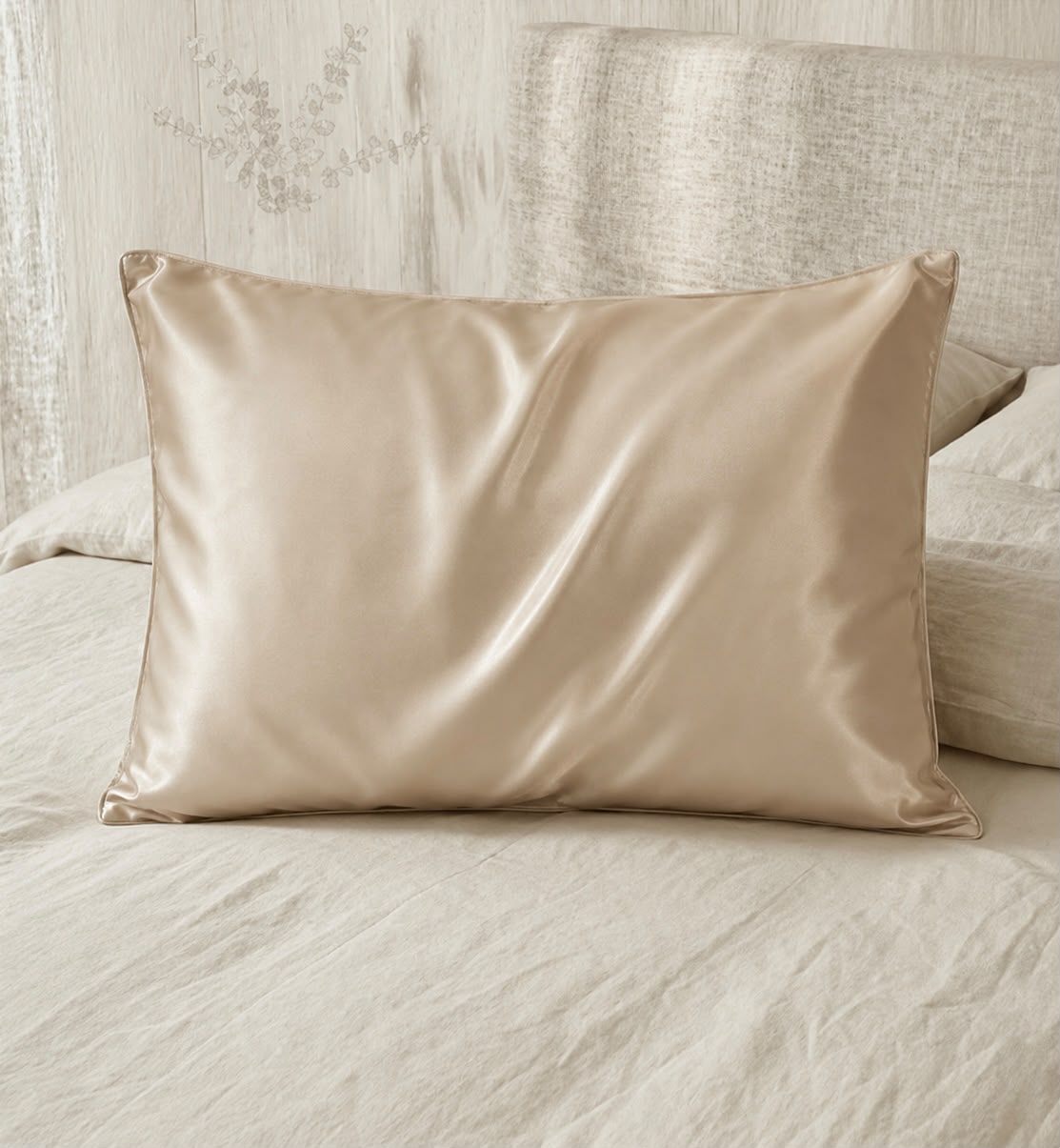 Velours De Nuit — Taie d'oreiller satin anti-nœuds & anti-frisottis